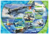 Cumpara ieftin MALI 2021: Avioane Lupta WW2, Set Colita + Bloc MNH, Timbre Straine Nestampilate, Colectie Perfecta