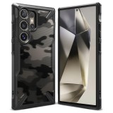 Husa pentru samsung galaxy s24 ultra, ringke fusion x design, camo black