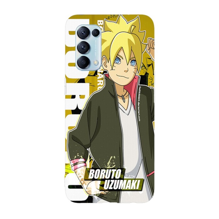 Husa compatibila cu Oppo Find X3 Lite model Uzumaki Boruto, Silicon, TPU, Viceversa