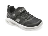 Cumpara ieftin Pantofi sport SKECHERS negri, METEOR-LIGHTS, din material textil