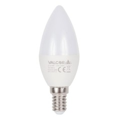 Bec LED lumanare B35 E14 6W lumina calda LC 3000K (include taxa timbru verde 0.40 lei) Valcor VLC11001