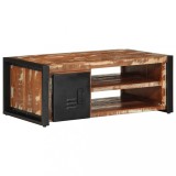 VidaXL Masuta de cafea multicolora 90x50x36 cm lemn masiv recuperat