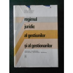 REGIMUL JURIDIC AL GESTIUNILOR SI AL GESTIONARILOR