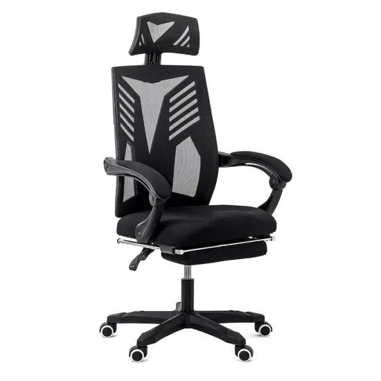 SCAUN DE BIROU PENTRU GAMING DIN MESH OFF 427 NEGRU