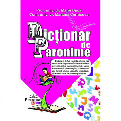 Dictionar de paronime - Marian BucaMariana Cernicova foto