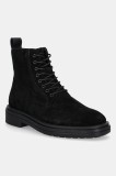 Gant pantofi de piele &icirc;ntoarsă Boggar culoarea negru, 31643135
