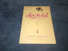 REVISTA SPITALUL NR 4 1958 foto