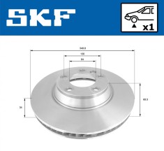 SKF VKBD 80284 V1 Disc frana foto