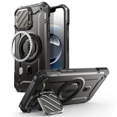 Husa MagSafe pentru Apple iPhone 16e, Supcase, Unicorn Beetle XT, Neagra foto