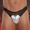 Chiloti Fantezie Tanga, Alb, M/L