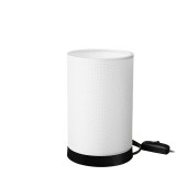 Cumpara ieftin Veioza Fana din plastic PVC cu abajur crem 14x14x21+ cm
