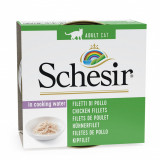 Schesir cat chicken filet cu supă 70 g