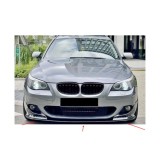Spoiler prelungire bara fata BMW Seria 5 E60 M-Pack 2003-2010 ABS negru Piano Cod: LSP3023