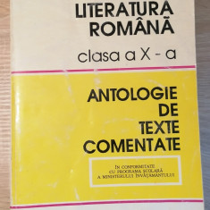 Carte Literatura Romana Antologie de Texte Comentate,editura Recif, 1995