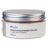 Masca faciala pentru ten gras, mixt si acneic cu Argila Fuller + Vitamina C, 250ml, Sabio