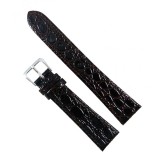 Cumpara ieftin Curea Ceas De Lac Piele Naturala Maro Imprimeu Crocodil 18mm, 20mm WZ2308, Time Veranda