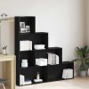 VidaXL Dulap pentru cărți Stejar Negru 155 x 24 x 160 cm Lemn compozit