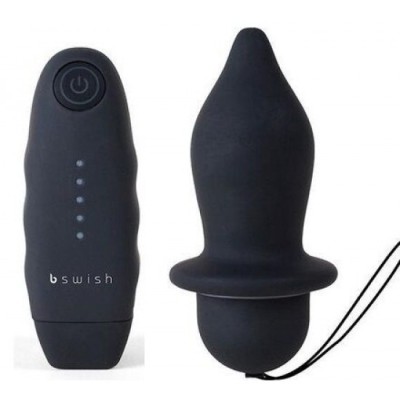 B SWISH - BFILLED CLASSIC VIBRATING PLUG BLACK foto