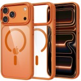 Husa pentru Apple iPhone 18 Pro / 17 Pro, Tech-Protect, Magmat CC, Portocalie Transparenta