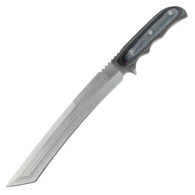Maceta de vanatoare IdeallStore&amp;reg;, Namor Wrath, 45 cm, argintiu, teaca inclusa foto
