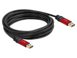 Cablu USB A Aurit 5m Negru Metalic DELOCK 82747