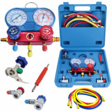 Trusa tester presiune verificare incarcare freon clima AC aer conditionat (S-AC134A)