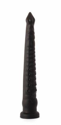 Dop Anal Extra Large Silicone, Negru, 44 cm foto