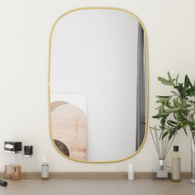 Oglinda de perete, auriu, 70x45 cm GartenMobel Dekor foto