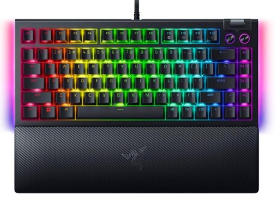 Tastatura Razer BlackWidow V4 75% ISO &amp;quot;RZ03-05000400-R3E1&amp;quot; (timbru verde 0.8 lei) foto