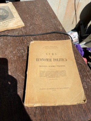 Victor V. Radulescu Curs de economie politica I. Moneda, schimb, preturi (1931) foto