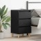 vidaXL Dulap de noapte Stejar negru 40 x 35 x 69 cm Lemn compozit