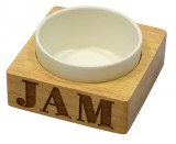 Bol - Jam carved wood ceramic bowl | CGB Giftware