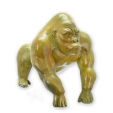 Gorila aurie-statueta din bronz TBA-22