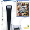 Consola Sony PlayStation 5 PS5 Disk Edition 825GB + GTA V (Grand Theft Auto 5) Second Hand