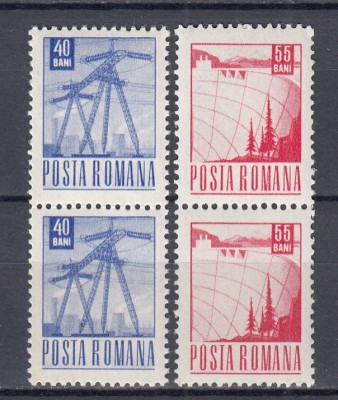 ROMANIA 1969 LP 691 UZUALE PERECHE SERII MNH foto