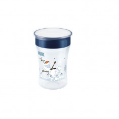 Cana anti curgere 230 ml 6+ luni Nuk Magic Cup Frozen 255483, Transparent foto