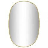 Cumpara ieftin Oglinda de perete, auriu, 60x40 cm