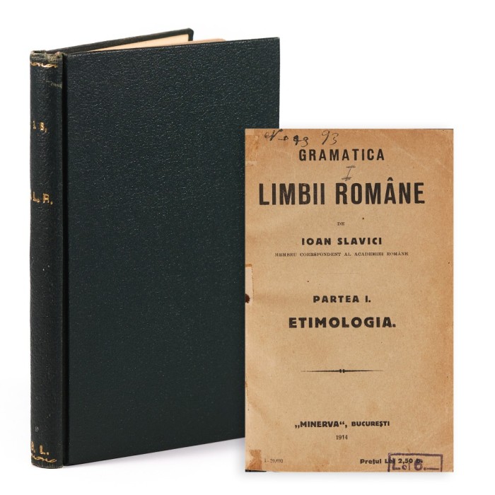Ioan Slavici, Gramatica limbii rom&acirc;ne, partea I, 1914