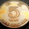 Moneda 5 DOLARI - HONG KONG, anul 1997 * cod 4188 = patina