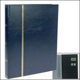 Clasor timbre cu 32 pagini negre, A4, coperta albastra