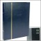 Clasor timbre cu 16 pagini negre, A4, coperta albastra Albastru