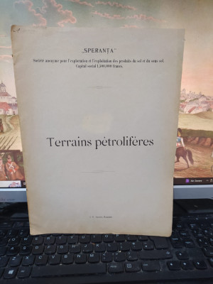 Terrains petroliferes, Speranța Societe pour produits du sous sol, Buc. 1902 081 foto