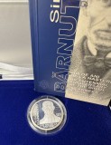 10 Lei 2008 Argint Proof Simion Barnutiu