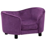 Cumpara ieftin Canapea pentru caini, visiniu, 69x49x40 cm, plus