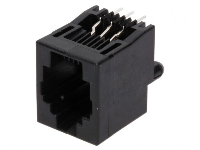 Soclu RJ12 6p6c THT 16.51mm
