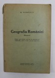 GEOGRAFIA ROMANEI de M. DOBRESCU , INTERBELICA