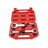 Set 4 chei extractoare profesionale pentru taiat piulite ruginite 9-27 mm, CR-V