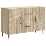 vidaXL Bufet cu sertar Stejar Sonoma 89 x 34,5 x 60 cm Lemn prelucrat 894887