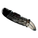 Manson / Prelungitor Pentru Penis Cu Vibratii Cecilia, Negru, +2.5 cm