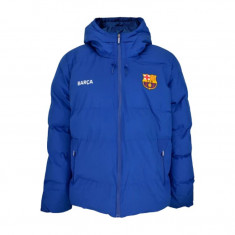 FC Barcelona geacă de iarnă pentru bărbați Padded blue - S